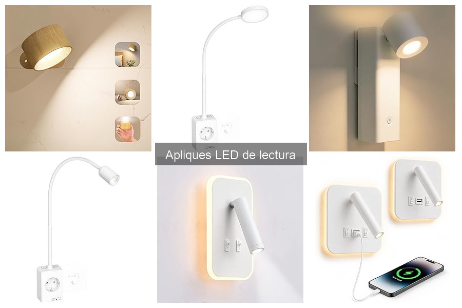 Mejores apliques LED de lectura para habitaciones pequeñas