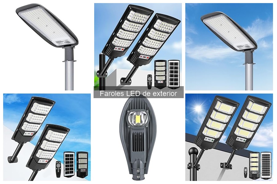 Mejores faroles LED de exterior para patios pequeños