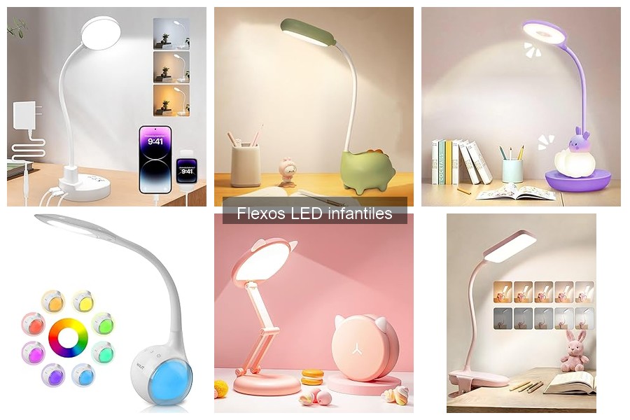 Mejores flexos LED infantiles: comparativa de calidad y precio
