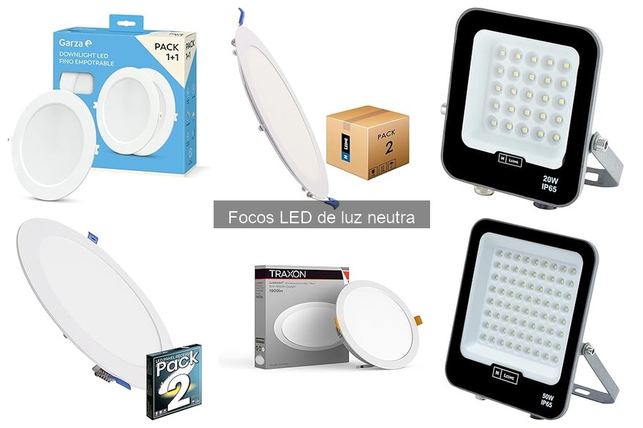 Mejores focos LED de luz neutra para oficinas: comparativa