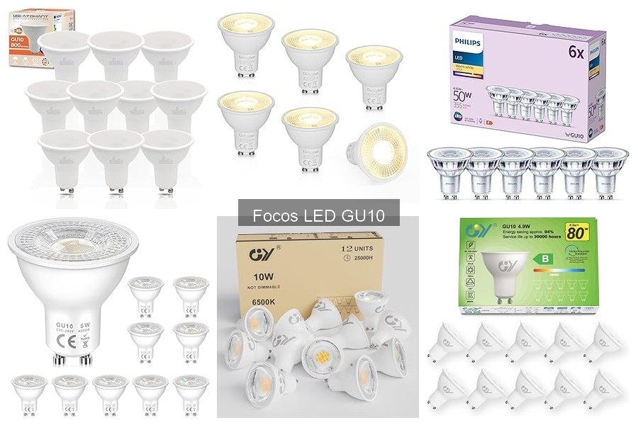 Mejores focos LED GU10 para iluminar tu hogar