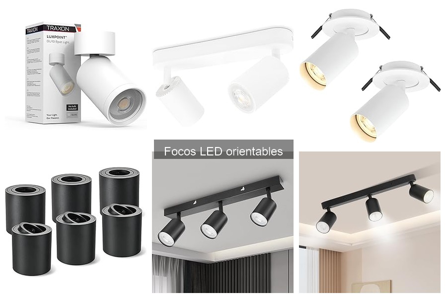 Mejores focos LED orientables para espacios pequeños