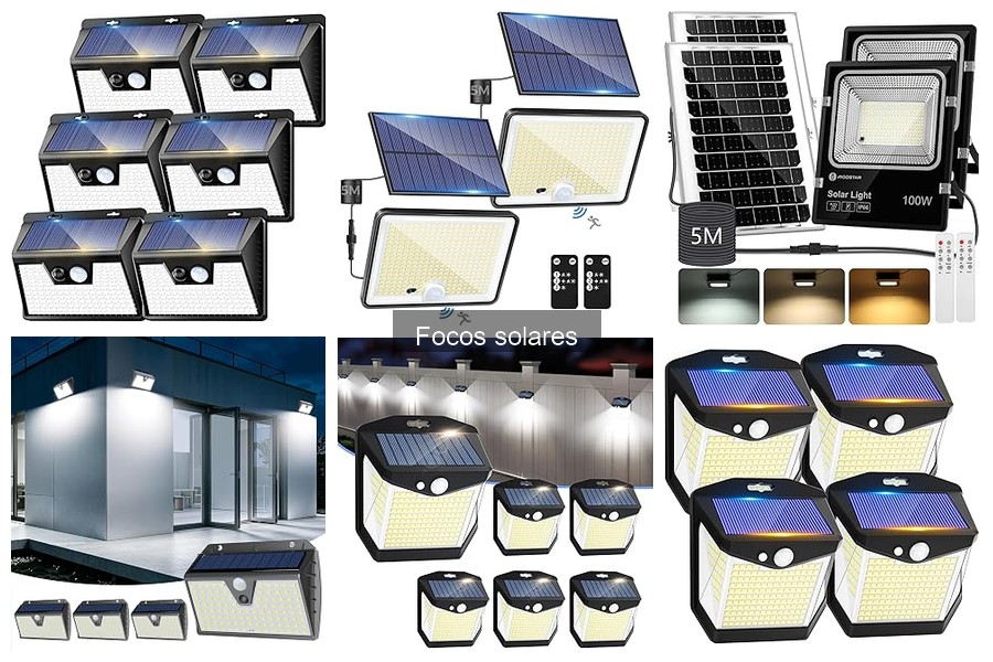 Mejores focos solares para exteriores: guía de compra 2023