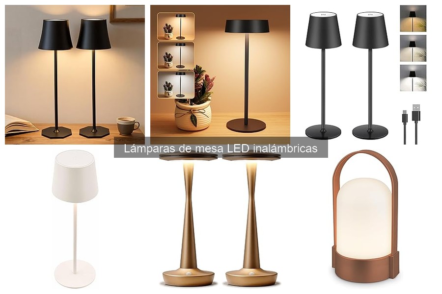 Mejores lámparas de mesa LED inalámbricas para espacios pequeños