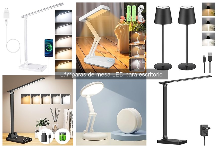 Mejores lámparas de mesa LED para estudiantes: comparativa 2023