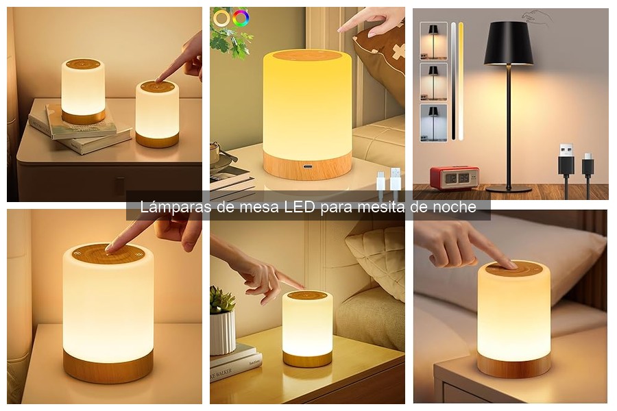 Mejores lámparas de mesa LED para habitaciones pequeñas