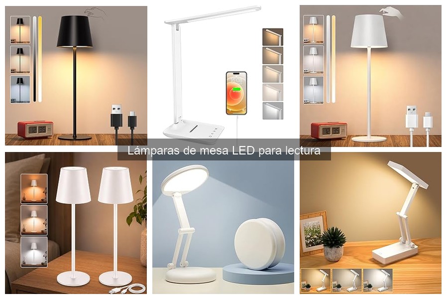 Mejores lámparas de mesa LED para leer en la cama
