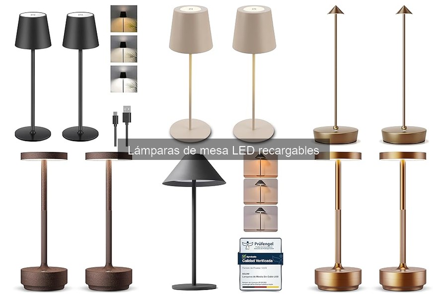 Mejores lámparas de mesa LED recargables para estudiantes