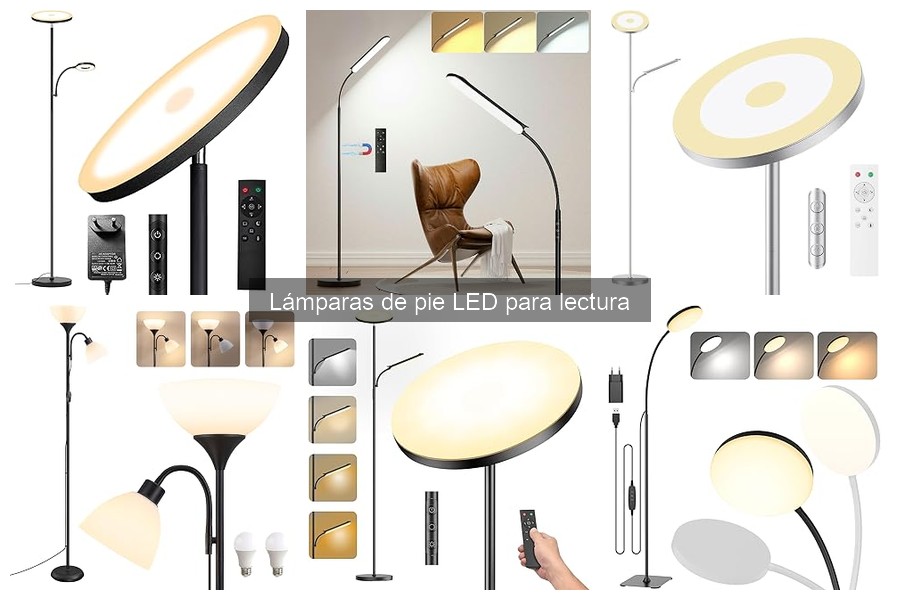 Mejores lámparas de pie LED para leer en 2023