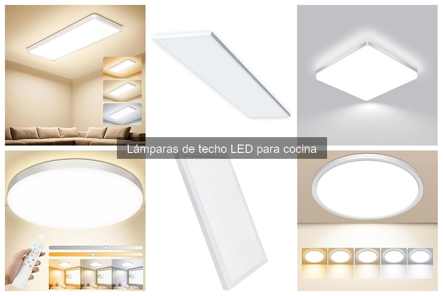 Mejores lámparas de techo LED para cocinas pequeñas