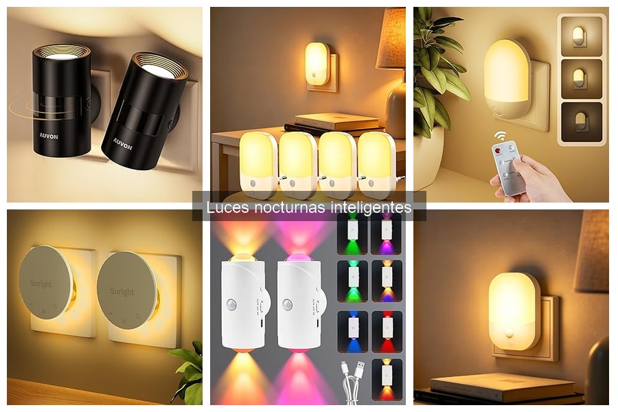 Mejores luces nocturnas inteligentes con control por voz