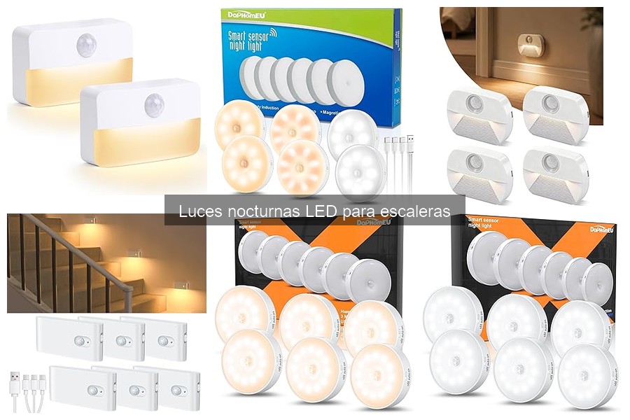 Mejores luces nocturnas LED para escaleras: Comparativa 2023