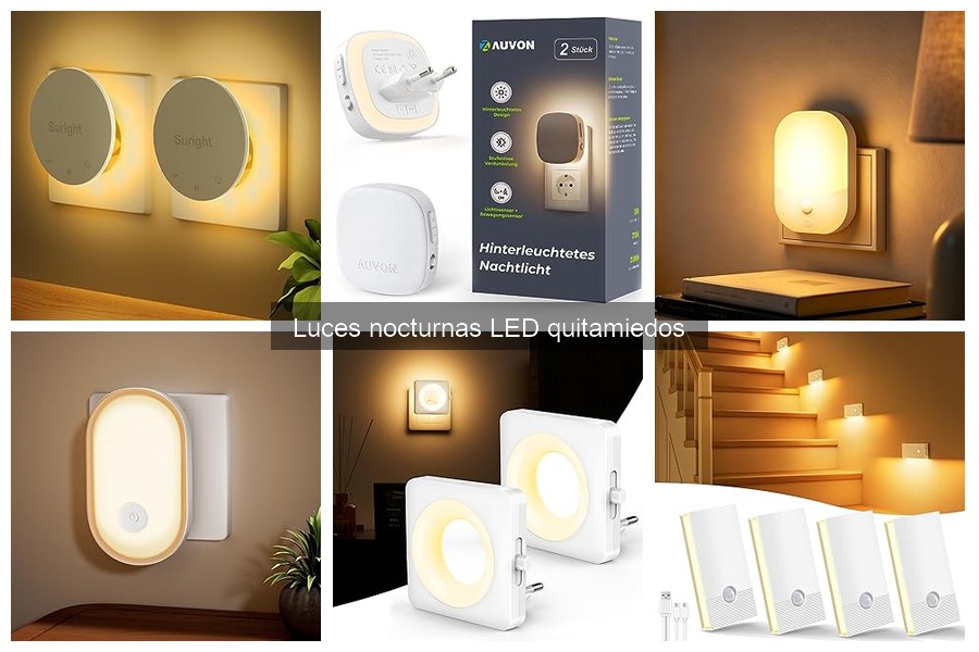 Mejores luces nocturnas LED quitamiedos para niños