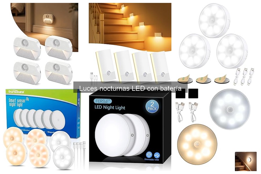 Mejores lugares para comprar luces nocturnas LED con batería