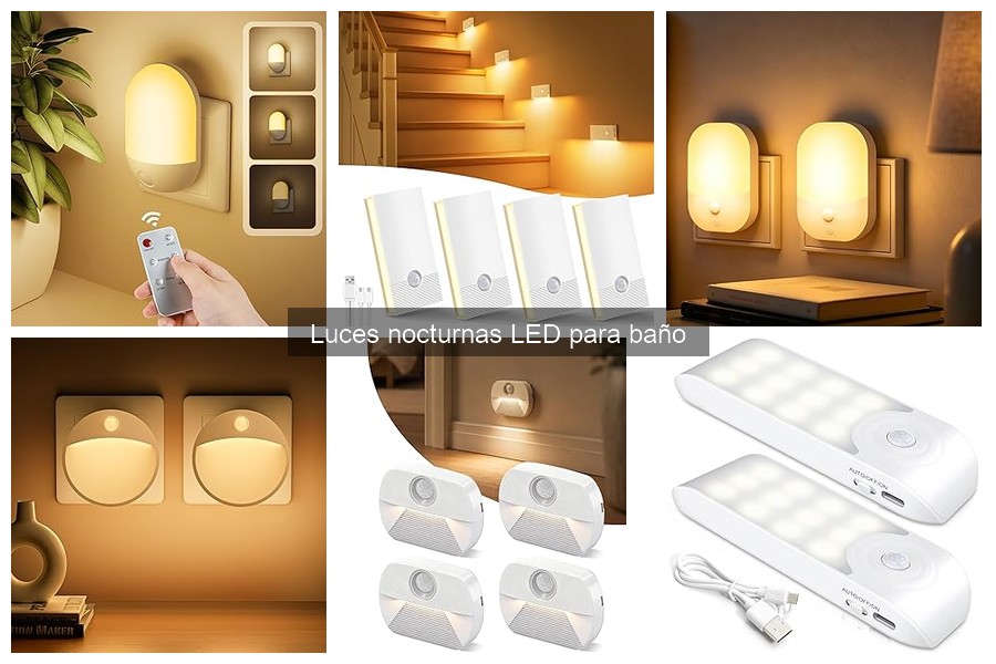 Mejores lugares para comprar luces nocturnas LED para baño