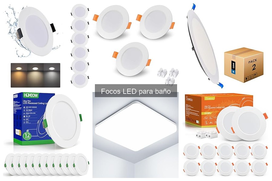 Mejores marcas de focos LED para baño: calidad y precio
