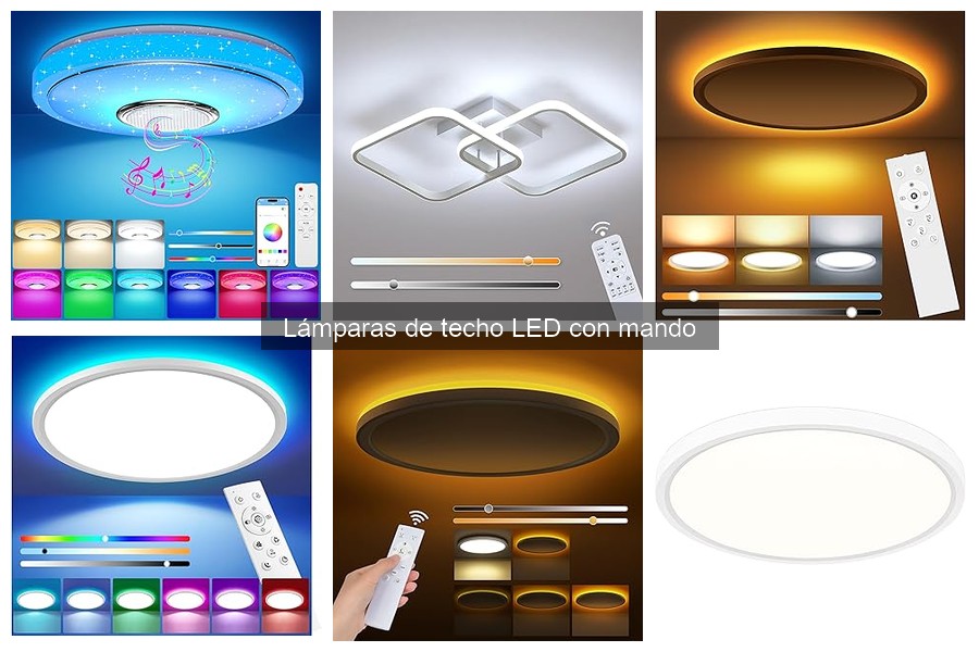 Mejores marcas de lámparas de techo LED con mando en 2023