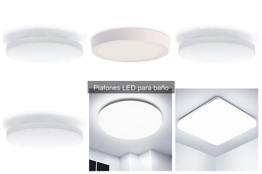 Mejores marcas de plafones LED para baño: calidad y precio