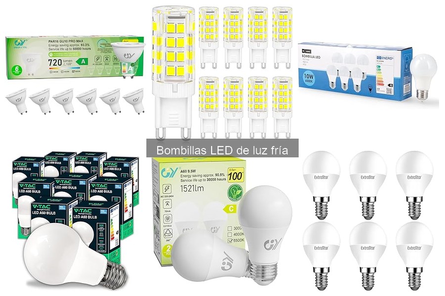 Mejores ofertas en bombillas LED de luz fría 2023