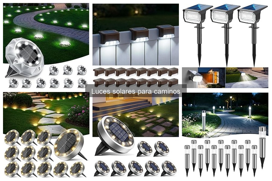 Mejores ofertas en luces solares para caminos 2023