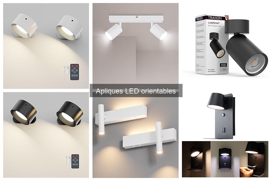 Mejores ofertas y precios de apliques LED orientables