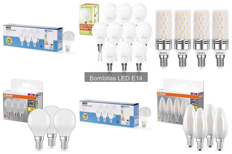 ** Mejores ofertas y precios de bombillas LED E14 en 2023