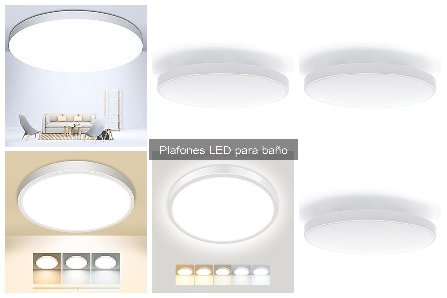 Mejores ofertas y precios de plafones LED para baño