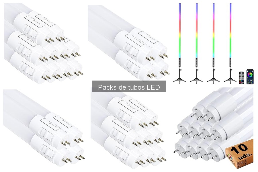Mejores packs de tubos LED para oficinas: rendimiento y ahorro