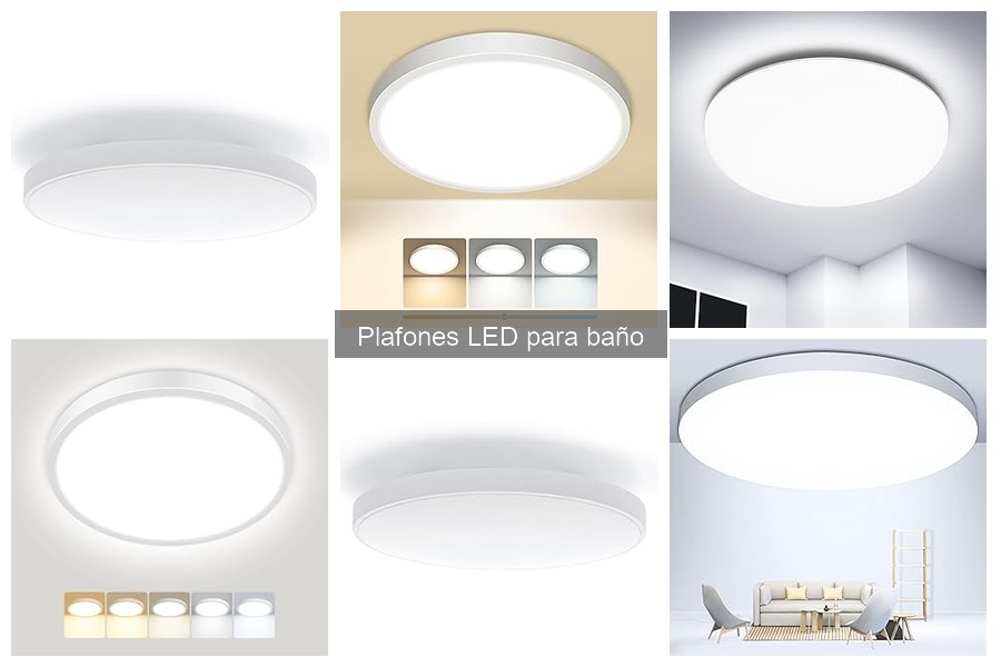 Mejores plafones LED para baños pequeños: guía 2023