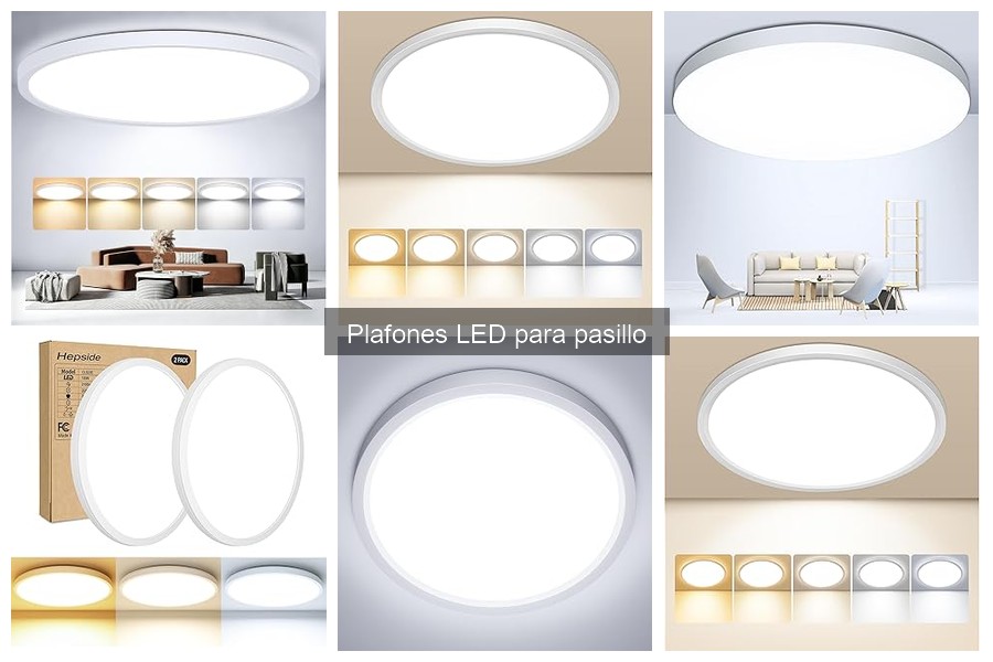 Mejores plafones LED para pasillos pequeños: Comparativa