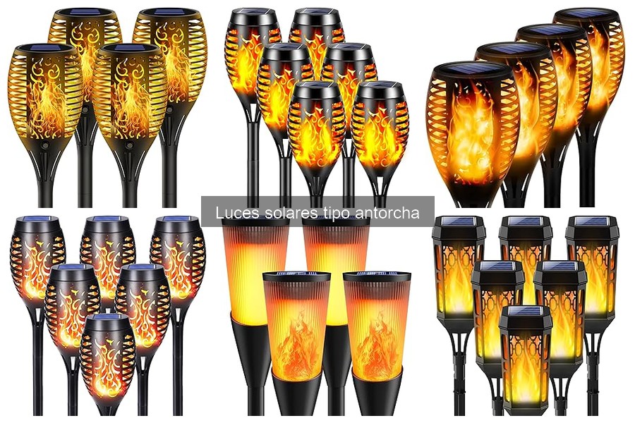 Mejores precios para luces solares tipo antorcha