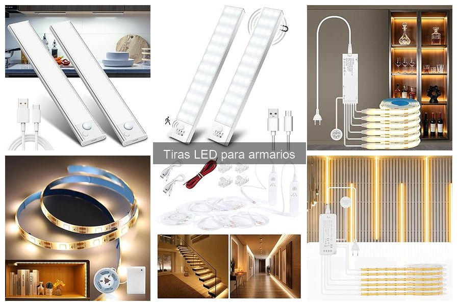 Mejores tiras LED para armarios: comparativa y recomendaciones