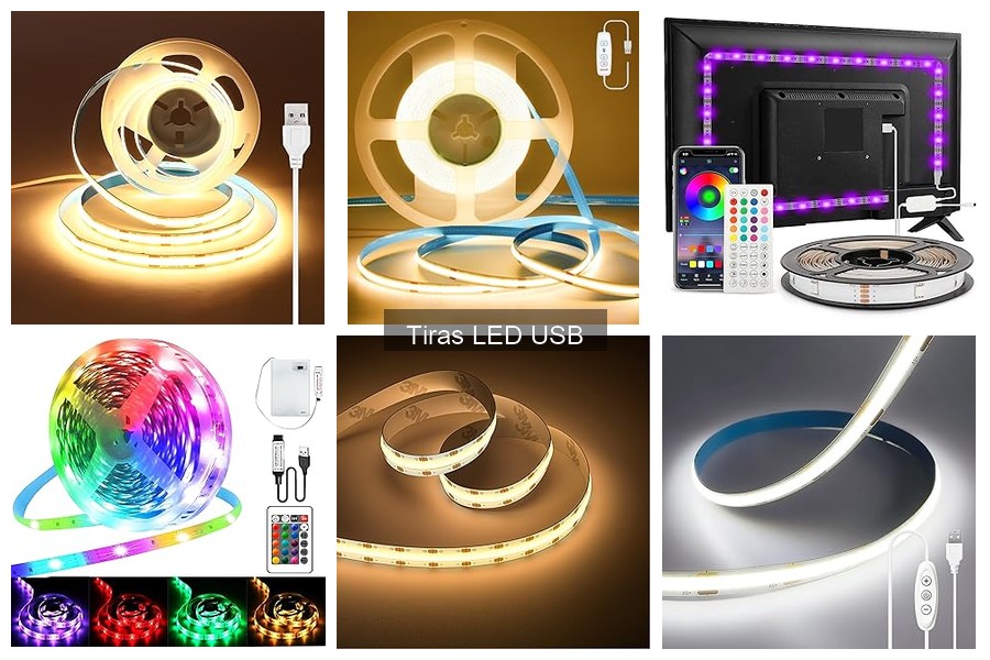Mejores tiras LED USB para habitaciones pequeñas