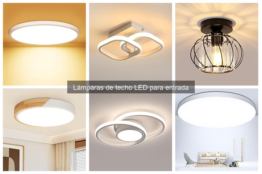 Ofertas y precios de lámparas de techo LED para tu entrada
