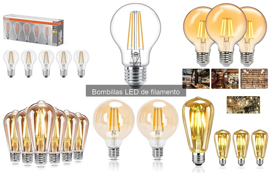 Ofertas y precios en bombillas LED de filamento