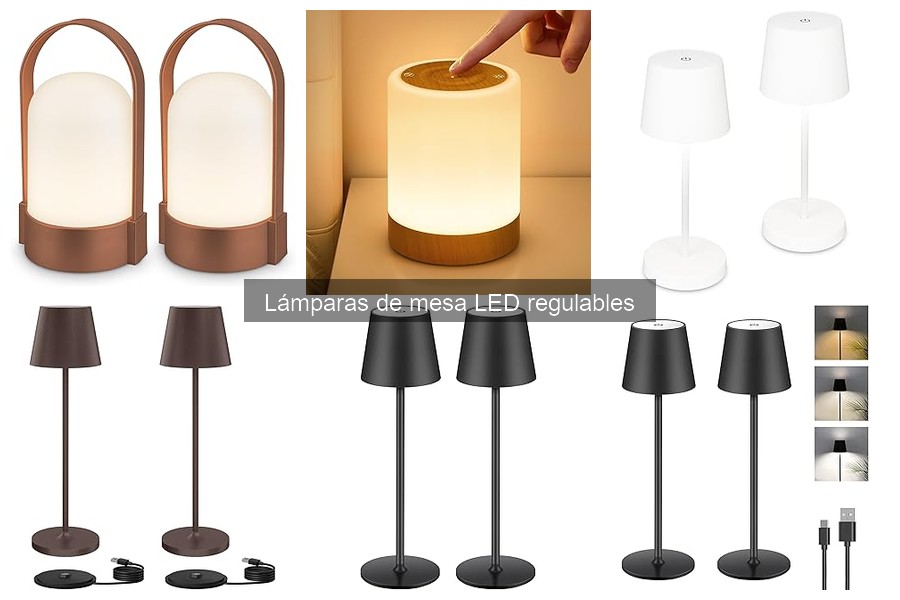 Opiniones de lámparas de mesa LED regulables: valoraciones reales