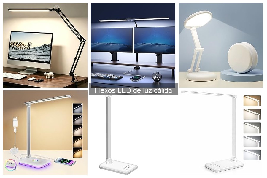 Opiniones de usuarios sobre flexos LED de luz cálida