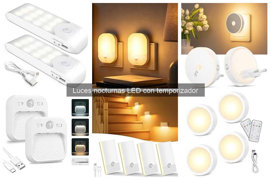 Opiniones sobre luces nocturnas LED con temporizador