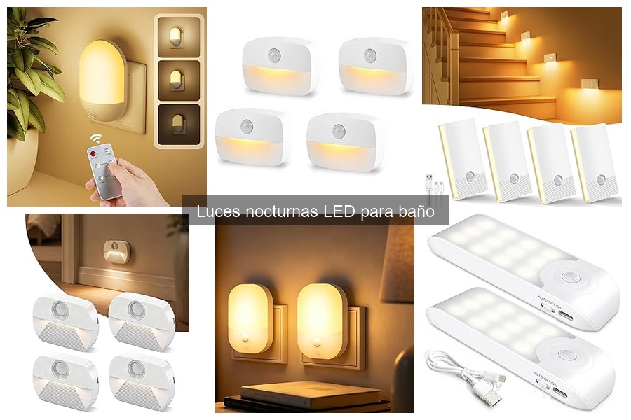 Opiniones sobre luces nocturnas LED para baño
