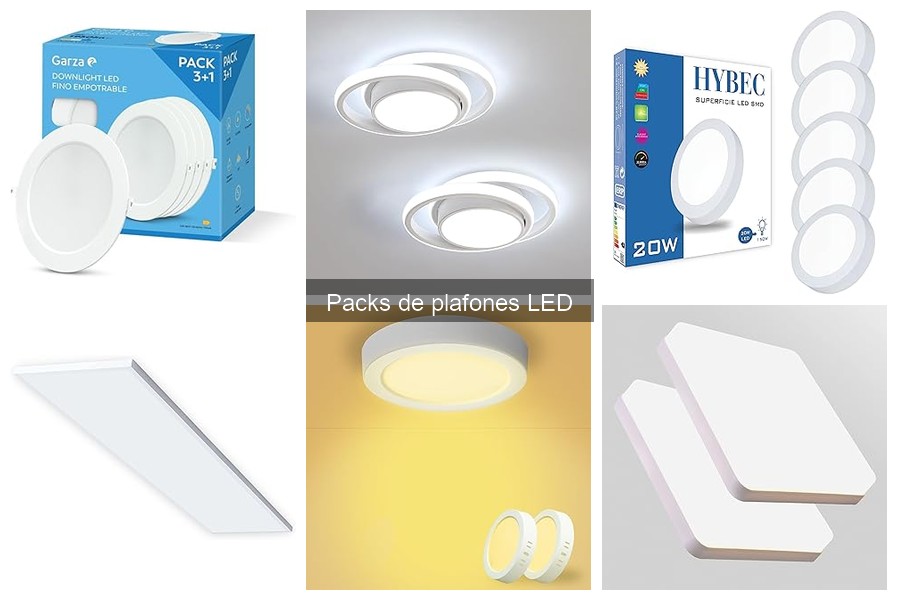 Opiniones sobre Packs de Plafones LED: Comparativa y Reseñas