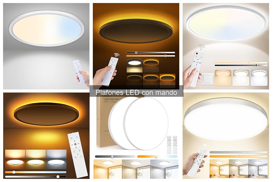 Plafones LED con mando vs. plafones tradicionales: Comparativa