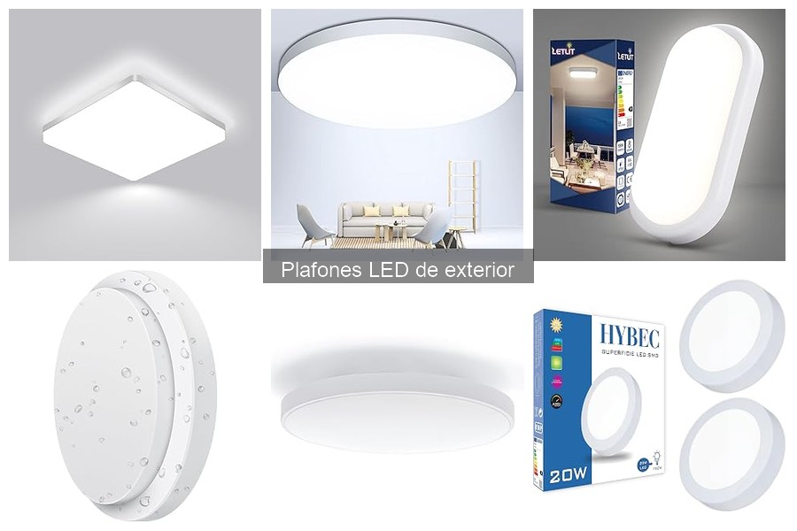 Plafones LED de exterior: ¿son resistentes al agua?