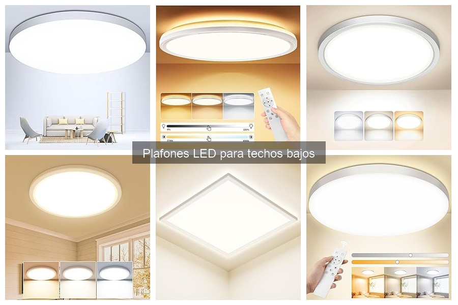 Plafones LED inteligentes para techos bajos: ventajas y modelos