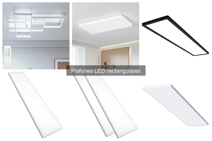Plafones LED rectangulares: ideales para exteriores