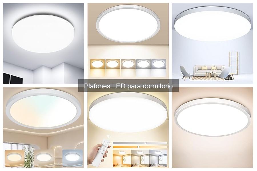 Plafones LED Regulables: Crea Ambientes en Tu Dormitorio