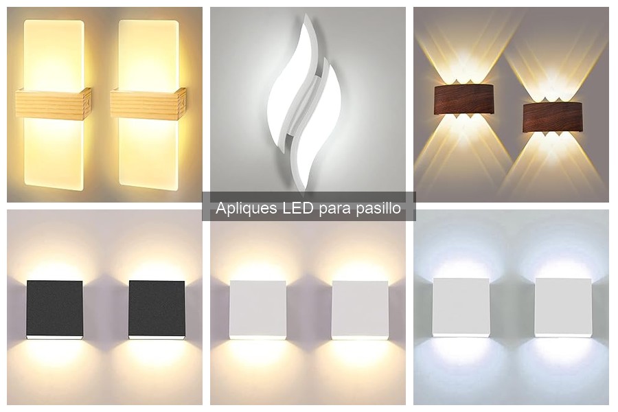 Precio promedio de apliques LED para pasillo en 2023