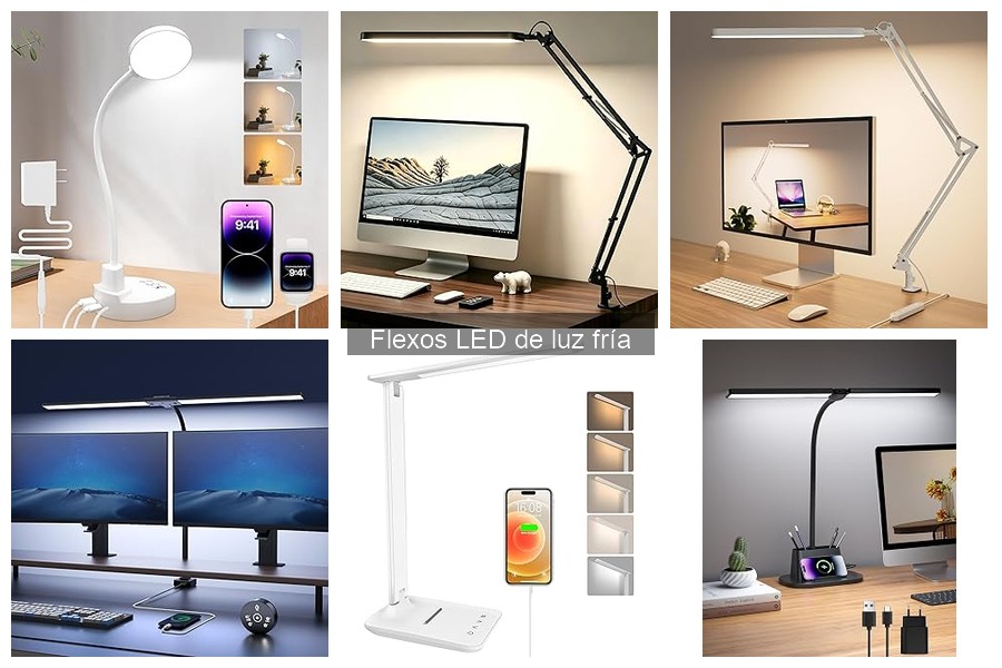 Precio promedio de flexos LED de luz fría en 2023