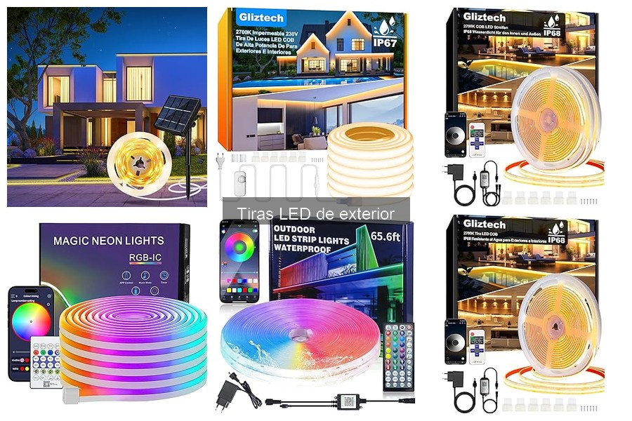 Precio promedio de tiras LED de exterior en 2023