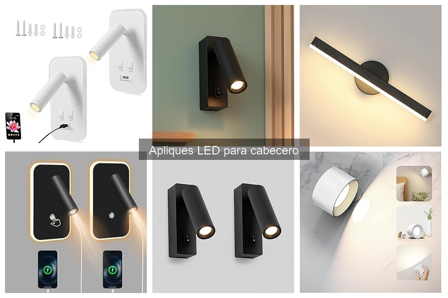 Precios de apliques LED para cabecero: ofertas y dónde comprarlos