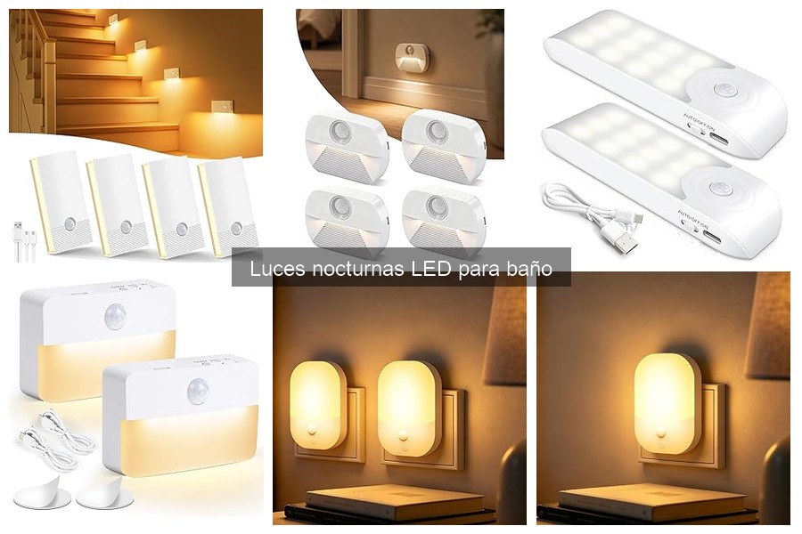 Precios de luces nocturnas LED para baño: Análisis y tendencias